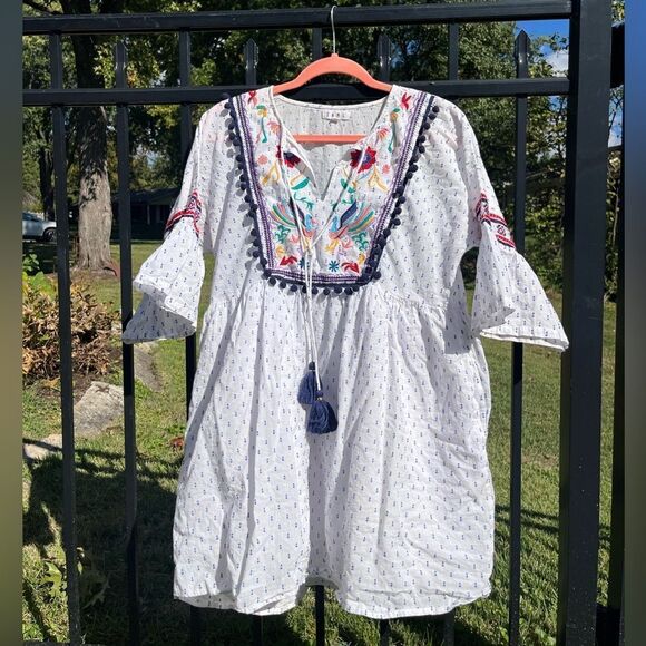 THML Cotton Embroidered Tunic - Picture 1 of 7